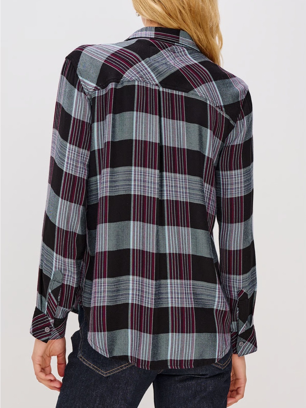 🔥 RAILS Straight checked shirt - Multicolored – HUNTER medium - Picture 3 of 7